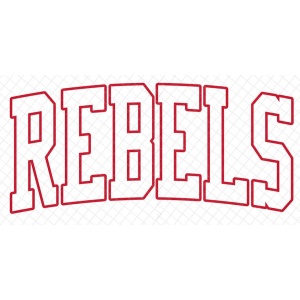 Raggy Applique - Rebels
